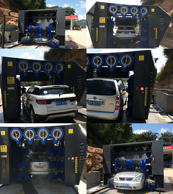 福建省武夷山-中国石化……安装加油免费微信扫一扫洗车、让客户自助去洗车……
