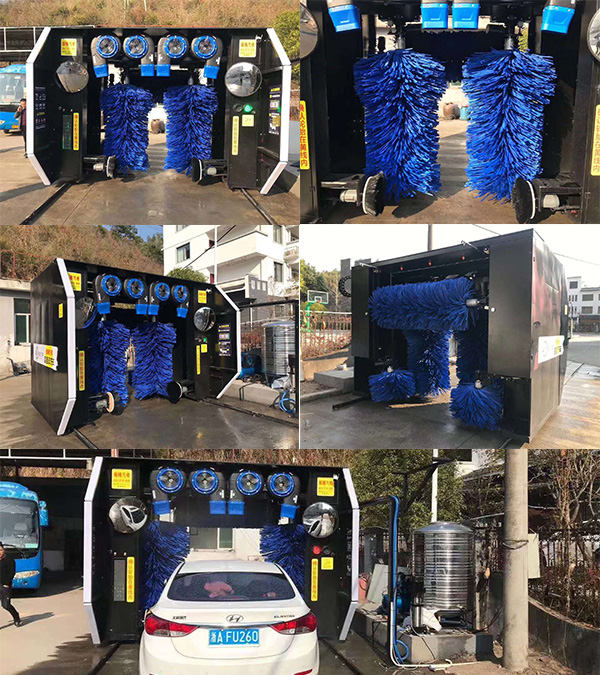 中国杭州振腾气修（黑色）美嘉德龙门7刷洗车机安排测试现场拍摄1
