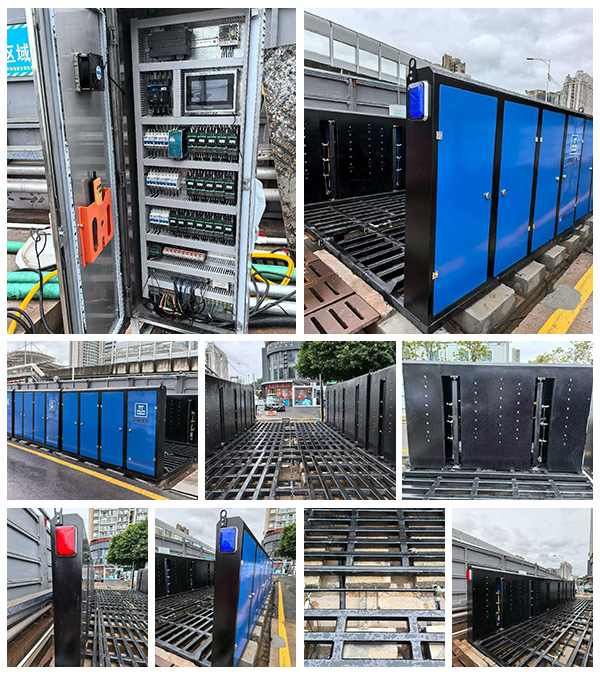 铁士通过式工程洗车机